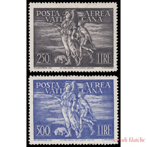 Vaticano Aéreo 16/17 1948 Toby y el Arcángel Rafael MNH