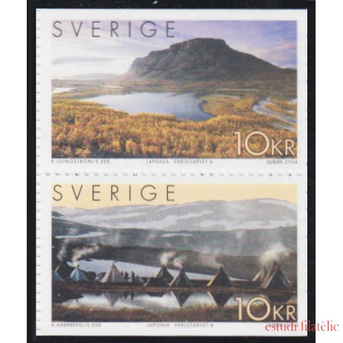 Suecia Sweden 2374/75 2004 Euopa Las Vacaciones MNH