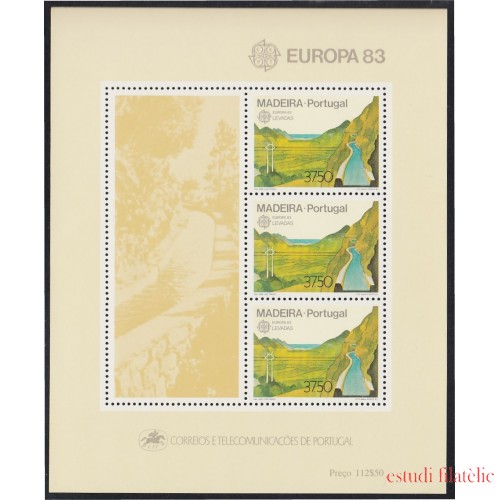 Madeira HB 4 1983 Europa Red de riego Levadas MNH