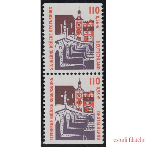 Alemania Federal 1973a 2000 Puente de piedra de Ratisbona MNH