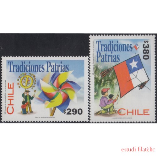 Chile 1644/45 2002 Juegos Tradicionales MNH