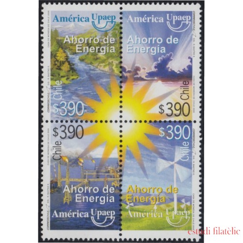 Chile  1720/23  Serie América UPAEP. Ahorro de Energía MNH