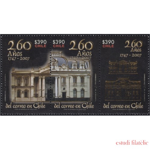 Chile 1764/66 2007 260 Años Correos de Chile MNH