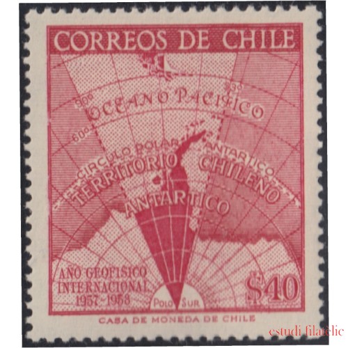 Chile 275 1958 Año geofísico Internacional MNH