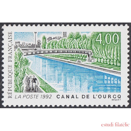 France Francia 2764 1992 El canal de Orcq MNH