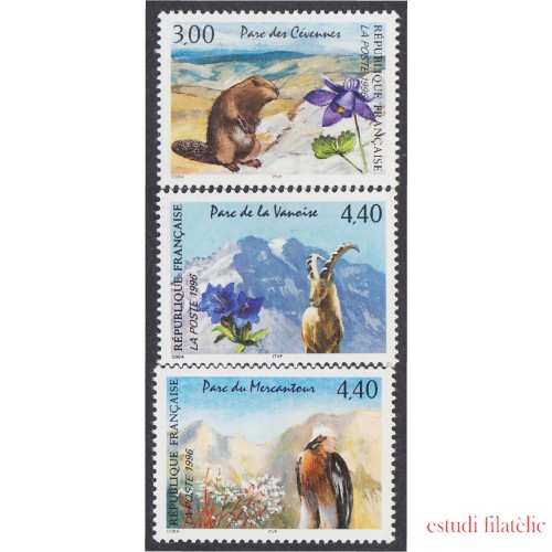 France Francia 2997/99 1996 Naturaleza de Francia MNH