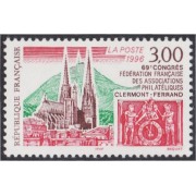 France Francia 3004 1996 Asociación Clermont Ferrand MNH