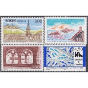 France Francia 3018/21 1996 Lugares turísticos MNH