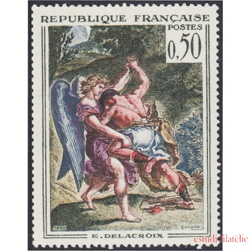 France Francia 1376 1963 Obra de arte MNH