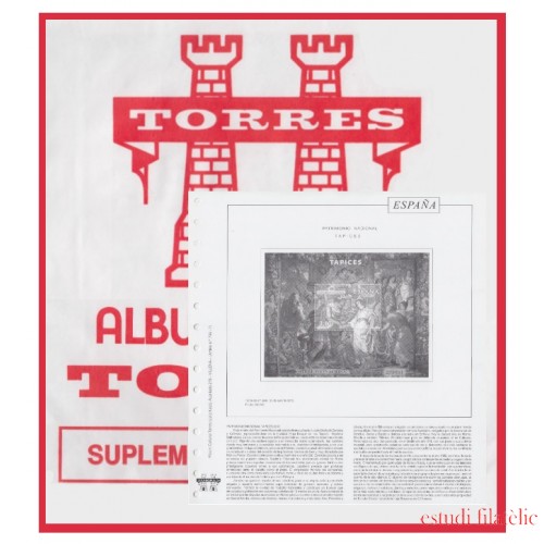 Hojas Torres Monarquía España 1983/88 sin montar