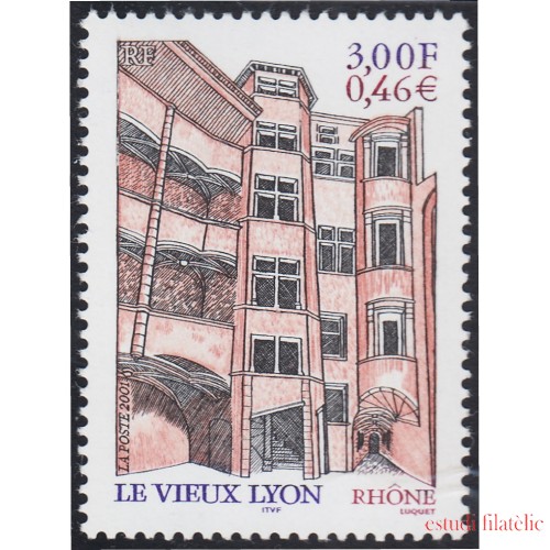 France Francia 3390 2001 Los traboules MNH