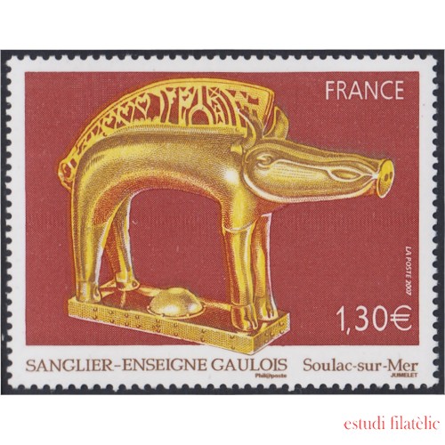 France Francia 4060 2007 Arte Signo de jabalí galo MNH