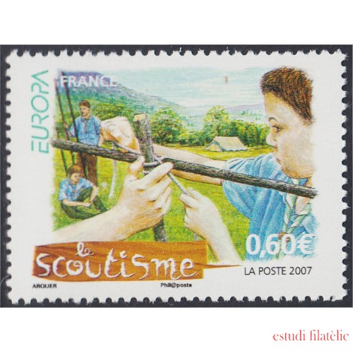 France Francia 4049 2007 Europa El Scoutismo  MNH