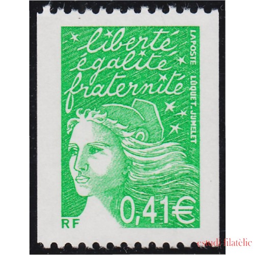 France Francia 3458a 2002 Marianne de Luquet MNH