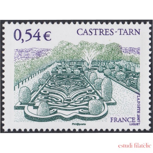 France Francia 4079 2007 El jardín Évêché, diseñado por André Le Nôtre MNH