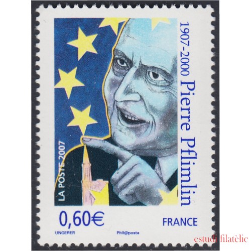 France Francia 4078 2007 Pierre Pflimlin Político MNH