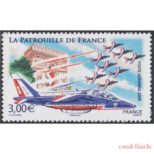 France Francia  A- 71 2008 Aviones militares Patrulla de Francia MNH