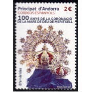 Andorra Española 517 2021 100 Años de La Coronación de Madre de Dios de Meritxel MNH