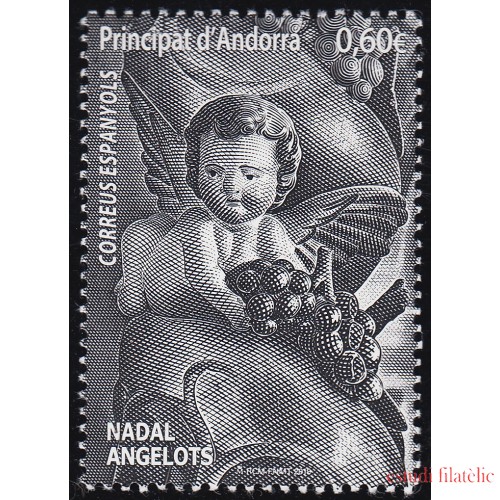 Andorra Española 491 2019 Navidad Ángeles MNH