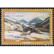 Andorra Española 488 2019 Paisaje Molleres de Meritxell MNH