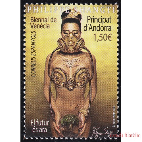 Andorra Española 487 2019 Bienal de Venecia MNH