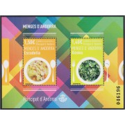 Andorra Española 483 2019 Comidas típicas de Andorra MNH