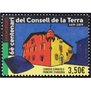 Andorra Española 480 2019 6º Centenario del Consejo de la Tierra MNH