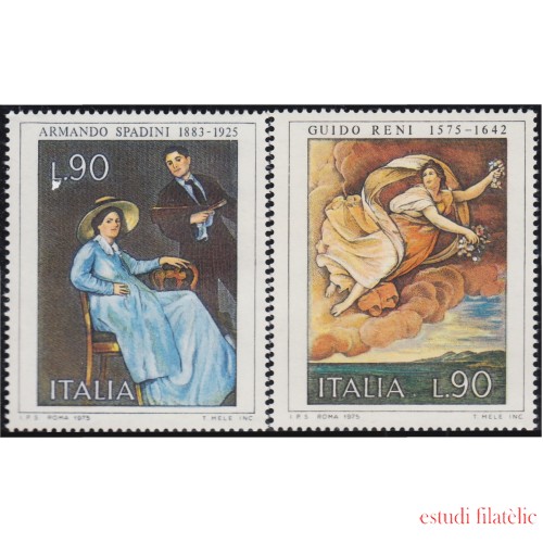 Italia Italy 1229/30 1975 Pinturas de Guido Reni MNH