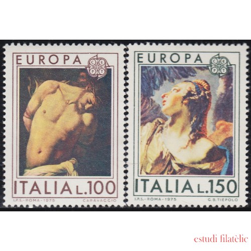 Italia Italy 1222/23 1975 Europa Pinturas MNH