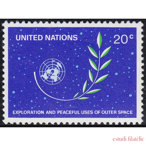 Naciones Unidas New York 364 1982 Exploración y utilización pacífica del espacio extra- atmosférico MNH 