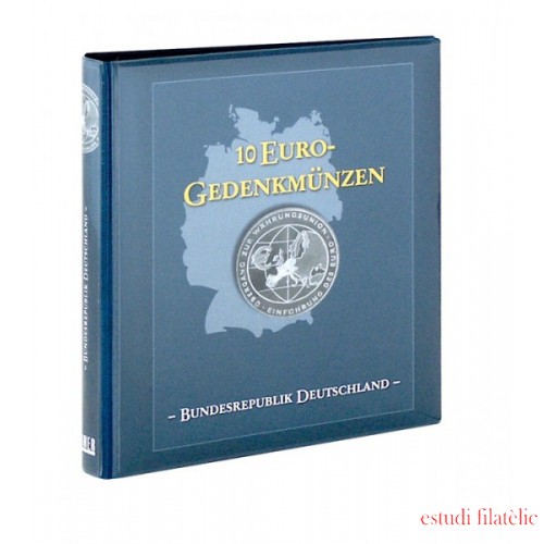 Lindner 1117-B tapa para álbum pre-impreso para monedas de colección de 10 euros 