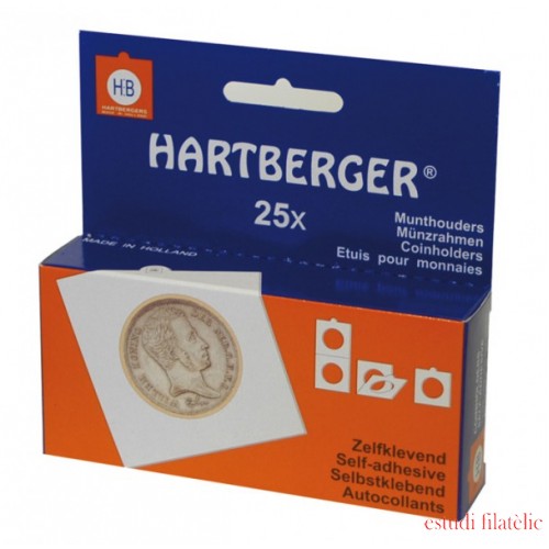 Lindner 8320048 Hartberger 48 mm Portamonedas autoadhesivo pqte 25