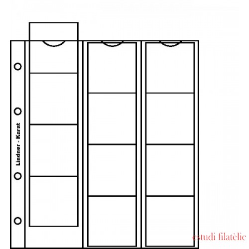 Lindner K2R Páginas para el álbum de monedas karat 
