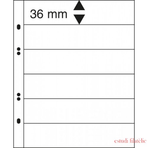 Lindner MU1326 Hojas Multi Collect con 6 tiras (36 mm)