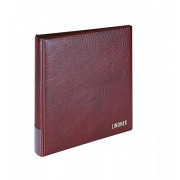 Lindner 1400-W Carpeta de anillas RONDO REGULAR, rojo