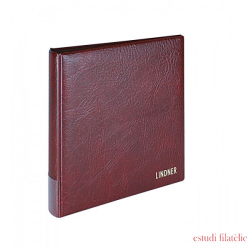 Lindner 1400-W Carpeta de anillas RONDO REGULAR, rojo