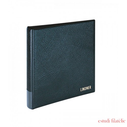 Lindner 1400-S Carpeta de anillas RONDO REGULAR, negro