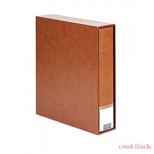 Lindner 3532-H Carpeta de anillas 3530 + funda 3531, bronceado