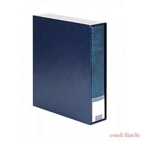 Lindner 3532-B Carpeta de anillas 3530 + funda 3531, azul 