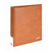 Lindner 3530-H Carpeta de anillas PUBLICA M, bronceado