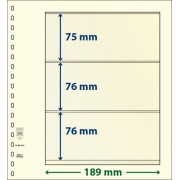 Lindner dT802310P Hojas T-Blanko Creaciones Personales Altura: 75, 76, 76 x 189 mm pqte 5