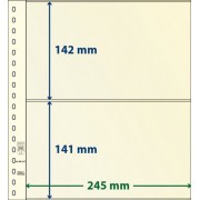 Lindner dT802217P Hojas T-Blanko Creaciones Personales Altura: 141, 142 x 245 mm pqte 5