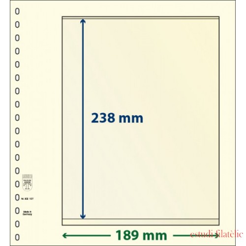 Lindner dT802107P Hojas T-Blanko Creaciones Personales Altura: 238 x 189 mm pqte 5