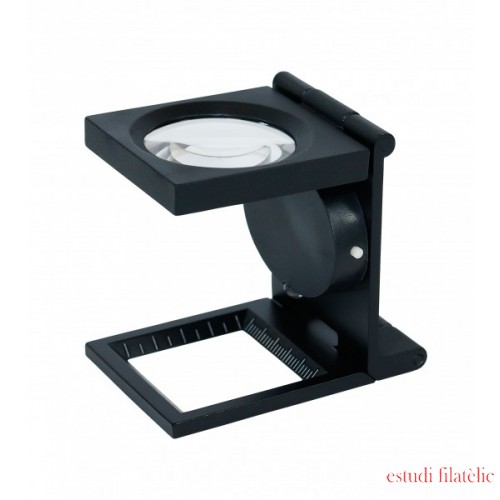 Lindner S30 Lupa Probador de lino de metal con LED - 6x