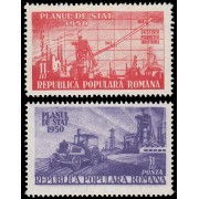 Rumanía Romania 1088/89 1950 Plan de Estado MNH