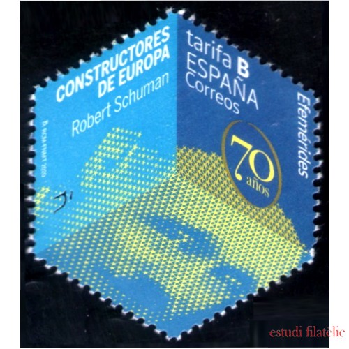 España Spain 5408 2020 Constructores de Europa Robert Schuman MNH Tarifa B