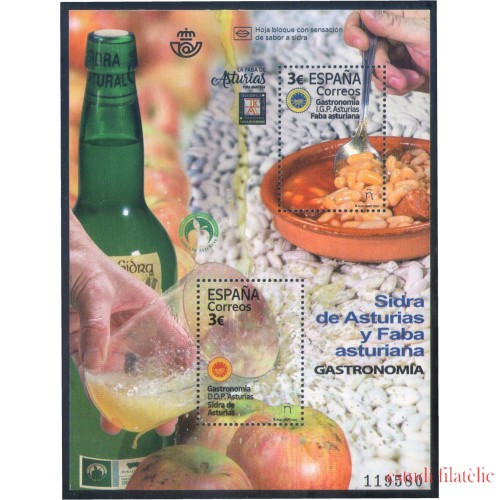 España Spain 5391 2020 Gastronomía de Asturias MNH