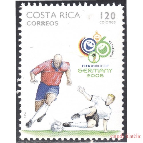 Costa Rica 790 2006 Copa del mundo de Fútbol 2006 en Alemania MNH