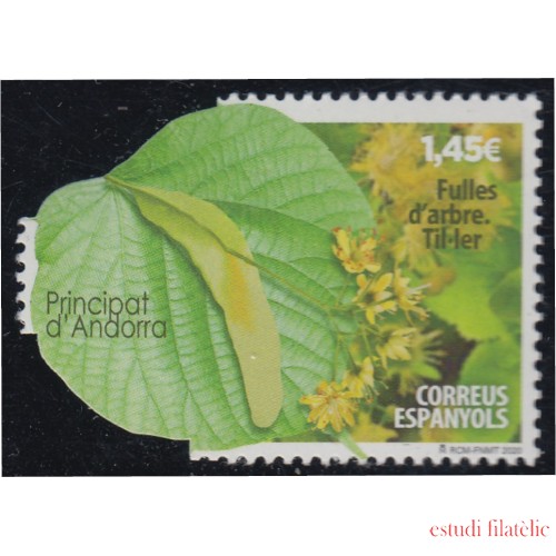 Andorra Española 500 2020 Hoja de árbol Tiller MNH