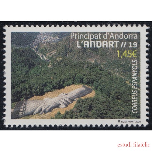 Andorra Española 499 2020 Bienal Internacional de Arte MNH